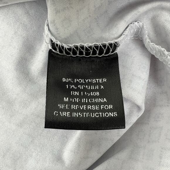 Rafter C Pearl Snap Geometric Print Golf Polo Shirt Mens XL Oversized - Picture 6 of 8